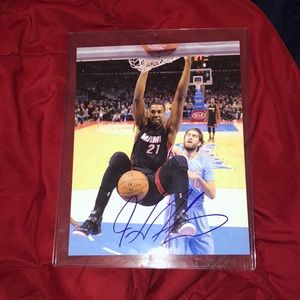 SIGNED Hassan Whiteside photo